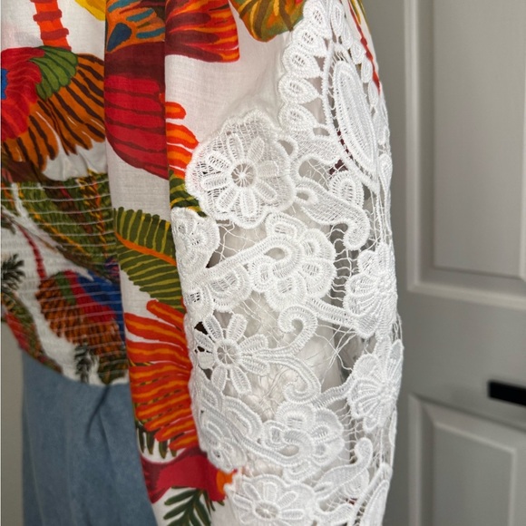 Colorful Floral Women's Top - Picture 13 of 14